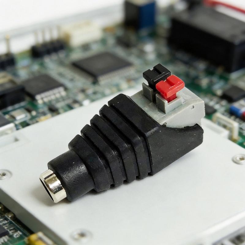 DC5.5x2.1mm Buchsen-Stromanschlüsse DC12V Fässer zu Druckklemmen-Adapter für stabile elektronische Geräteverbindung