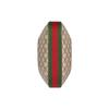 Gucci Attache Palladium Hardware Canvas Leather Trim Dumpling Bag Women Handbags 699409-96GRN-4091