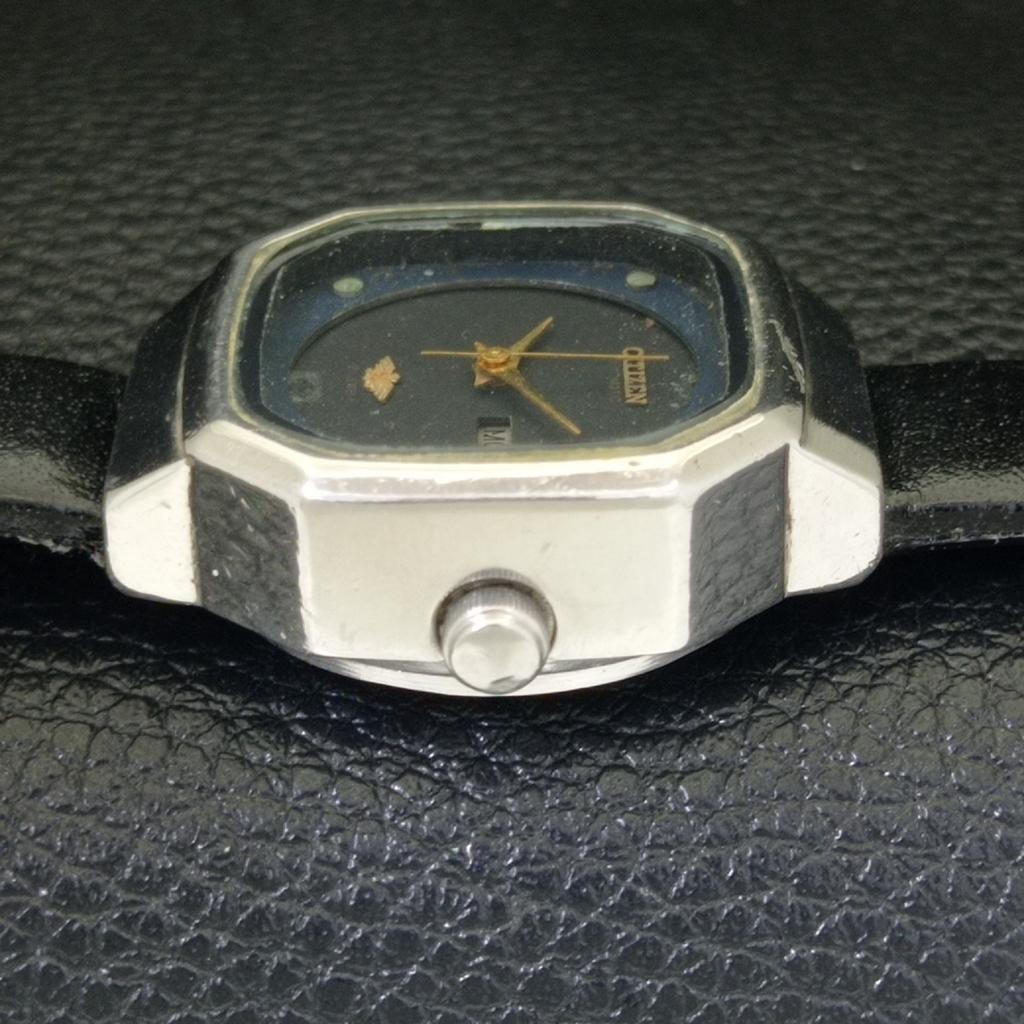 AUTOMATIC VINTAGE CITIZEN 6650A JAPAN WOMENS ORIGINAL DIAL WATCH a700355-5