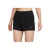 Nike High Waist Slim Fit Solid Color Sports Shorts Women shorts Black FN2456-010