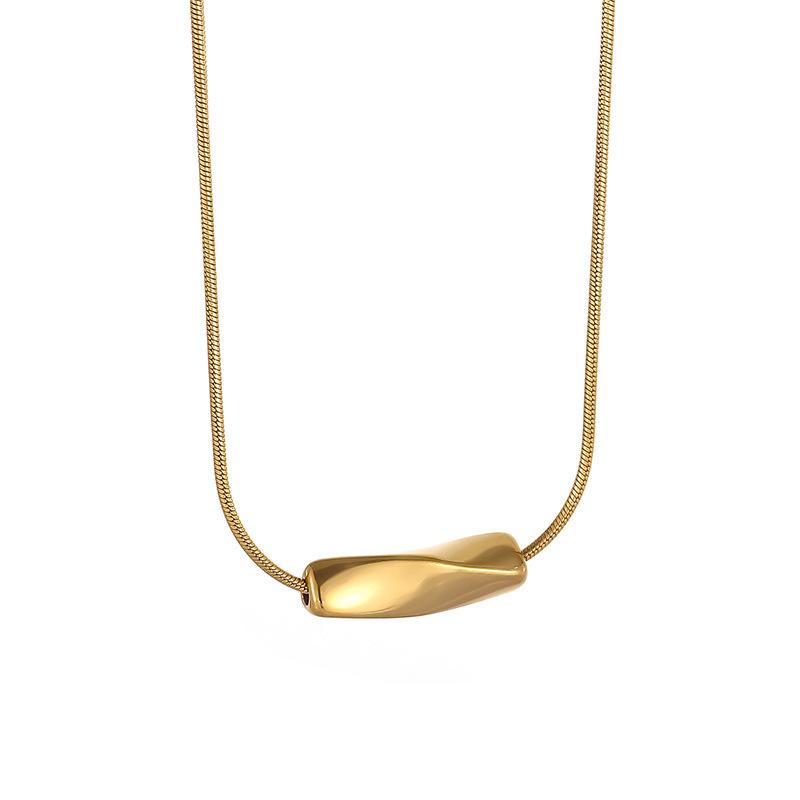 Elegant Geometric Clavicle Necklace - Non-fading, Versatile, High-Class Design for Women