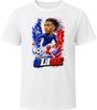 Camiseta Michael Olise Francia Fútbol Caricatura Copa del Mundo 2026