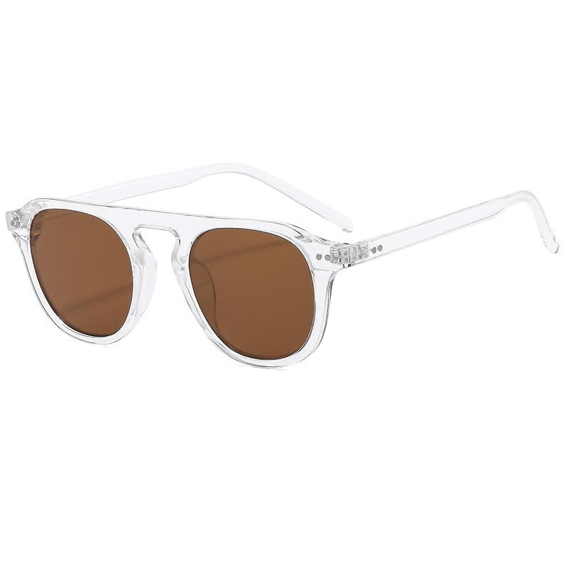 Vintage Korean Style Square Sunglasses With Uv400 Protection For Fashionable Outdoor Wear