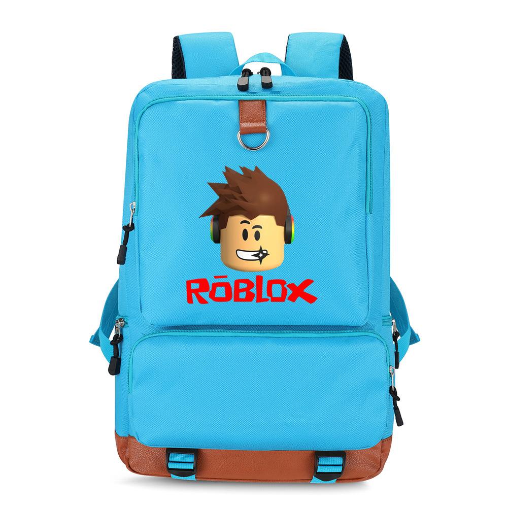 Virtual World Roblox Games Men'S And Women'S Backpacks Backpacks Student School Bags Travel Bags Computer Bags