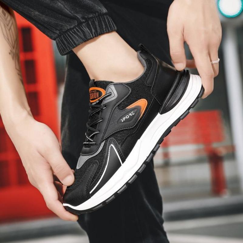 Luxury Trendy Men Air-cushion Running Shoes Spring Mesh Breathable Anti-odor Sneakers Outdoor Non Slip Training Shoes Zapatillas