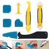 8PCS Plastic Silicon Sealant Scraper Hand Operated Tool for Industrial Hardware Accessory