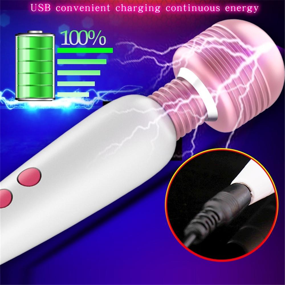Multi-speed G Spot Vagina Vibrator Magic Wand Clitoris Massager Adults Erotic Products Sex Toys for Woman 18+ Female Masturbator