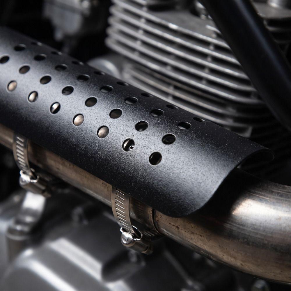 Universal Pipe Heat Shield Cover Anti-scald Moto Accessories Muffler Protector Guard  Motorcycle