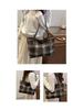 Korean Style Plaid Tote Bag - Classic Versatile Large Capacity Shoulder Bag