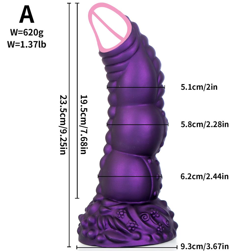 Silicone Soft Anal Plug Monster Dragon Dildos Gay Big Animal Anal Dildo G Spot Clitoris Stimulator Suction Cup Butt Plug Adult Sex Toys for Women Men