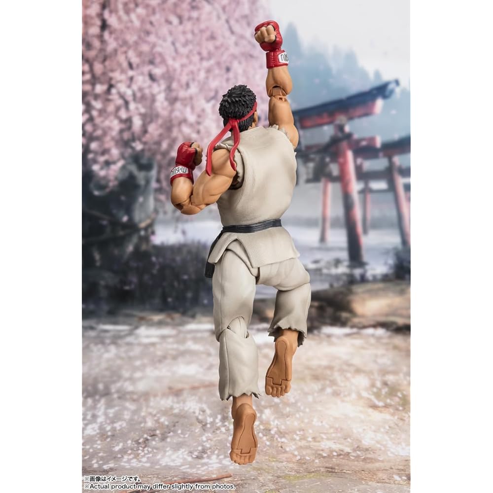 TAMASHII NATIONS S.H. Figuarts Street Fighter Ryu Action Figure 150mm PVC ABS Painted Movable Collectible