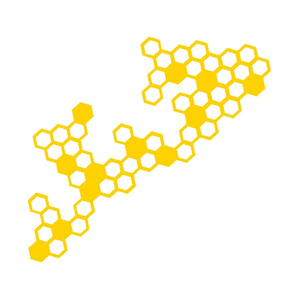 Motorcycle Stickers and Decals, Motorcycle Hexagon Stickers | Vista Printed Motorcycle Modified Honeycomb Shape