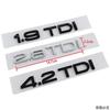 ABS Car Stickers Badge Emblem Tail Decal Styling for Q1 1.9TDI 2.8TDI 4.2TDI Letter A4 A6 A7 A8 S3 S4 S5 S6 Q3 Q5 RS4 Quattro ER3 CFA1