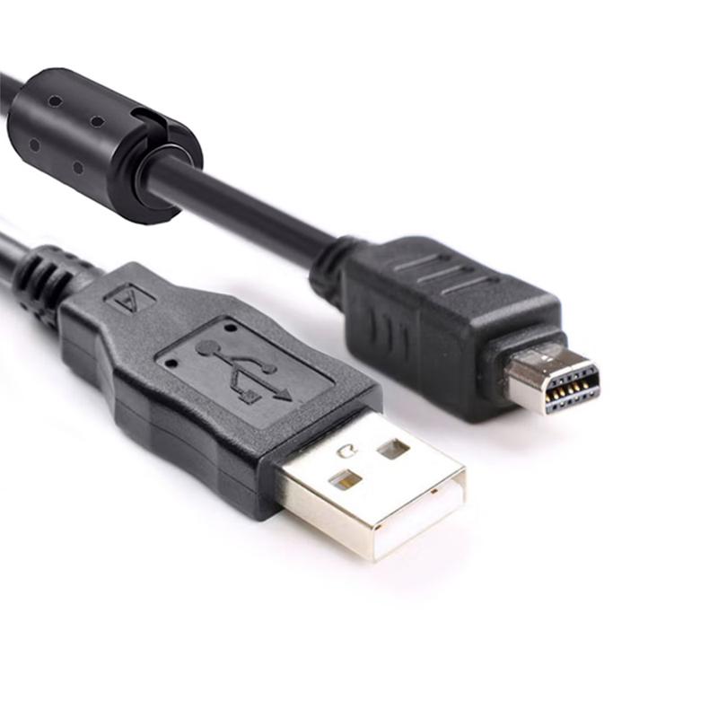 For Olympus Camera USB Data Cord CB-USB5 CB-USB6 12Pin Cable E-PL3 E450 E400 SZ-14 U1070 SZ-31MR OM-D E-M5 TG-1 Camera Cable