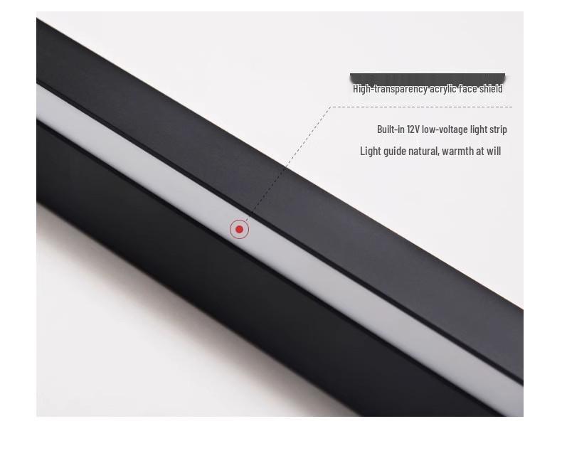 Minimalist Modern Strip Wall Light for Bedroom, Living Room, or Sofa Area