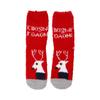 Christmas Printing Socks Ladies' Coral Velvet Socks Cartoon Elk Socks Winter Casual Christmas Socks Holiday Gifts For Friends