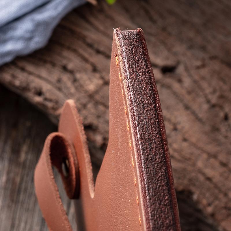Messenhoes Keukenmes Lederen Schede Outdoor Slagersmessen Beschermer