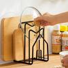 1PC Expandable Stainless Steel Kitchen Cabinet Organizer for Pots Pans Lid Storage Rack Cutting Board Drying Shelf Cookware