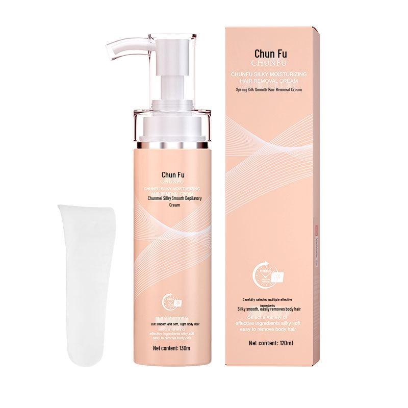 Spring Smooth & Clean Depilatory Cream: Gentle, Non-Irritating Hair Removal for Underarms, Legs, Arms, Face, Lip, and Moustache.