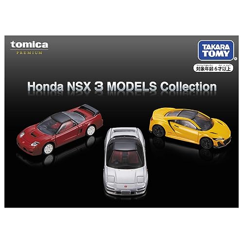 Takara Tomy Tomica Premium Honda NSX 3 MODELS Collection Miniature Car Toy for Ages 6 and Up