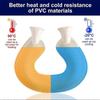U-shaped plush rubber neck and shoulder warmer 2L hot water bottle 1pcs