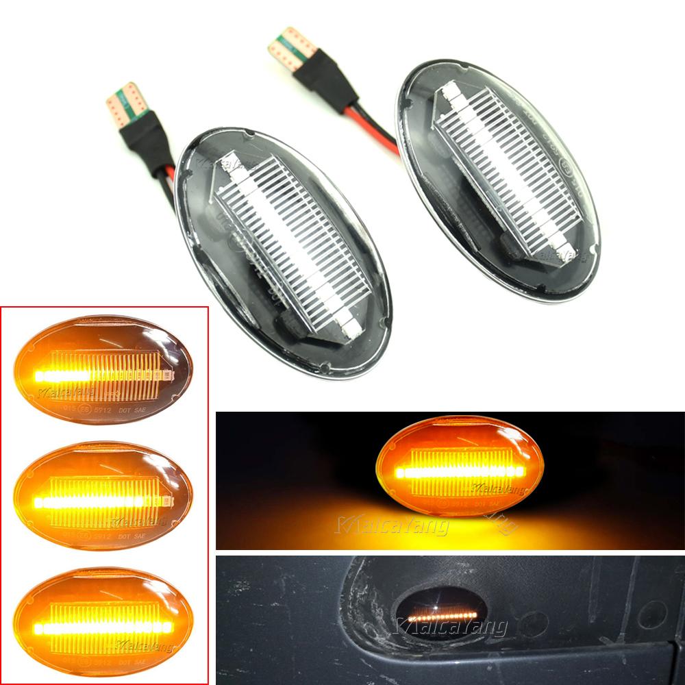 

For Ford Fiesta MK4 1995-2001 KA 1996-2008 Transit 1995 1996 1997 1998-2000 Side Marker Light Flowing LED Turn Signal Blinker
