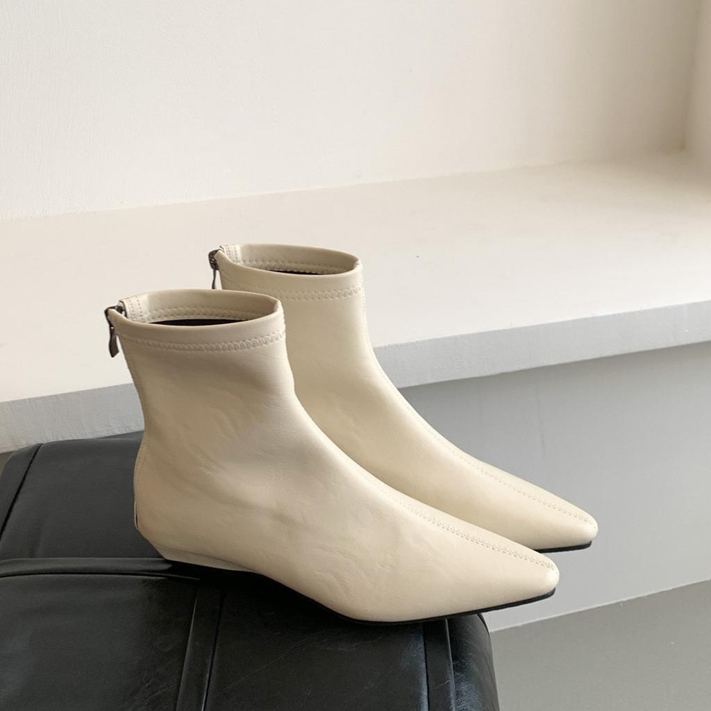 Móda Bailamos 2025 Zimní Značkové Dámské Kotníkové Boty Módní Kulatá Špička Dámské Elegantní Krátké Boty Tenký Nízký Podpatek Společenské Lodičky