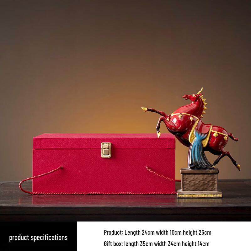 Шанци Керамическая Благоприятная Лошадь Успеха Фигурка