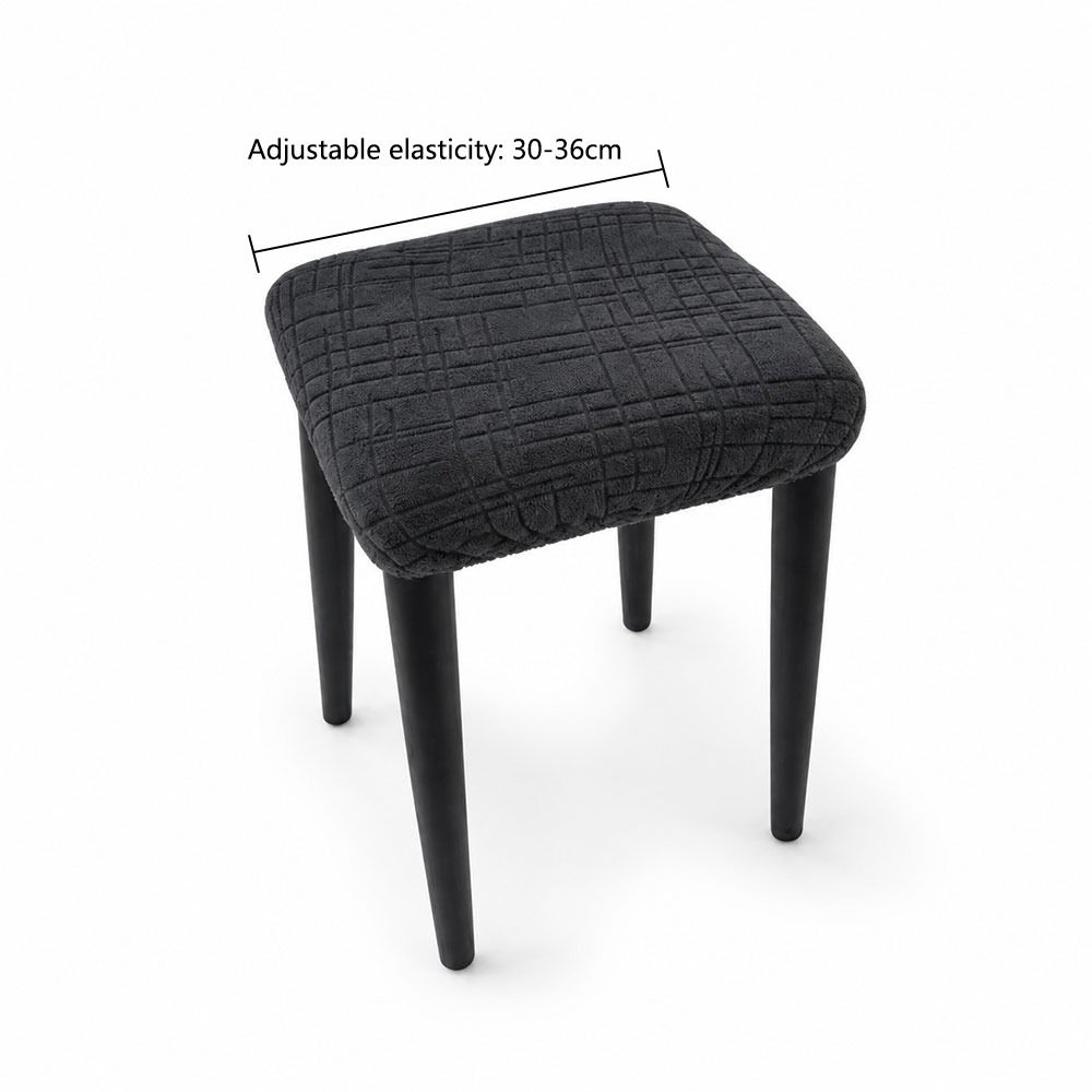 Waterproof Stretch Seat Covers Washable Table Chair Cover Chair Seat Cover for Square Chairs