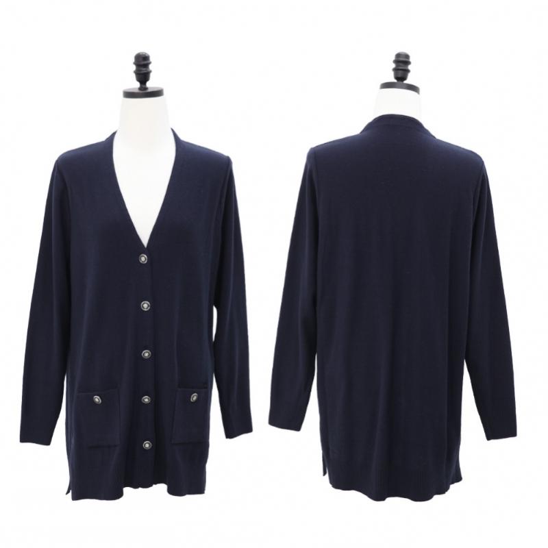 Shiz Madam Loose Fit Knit Cardigan With Pocket J31786