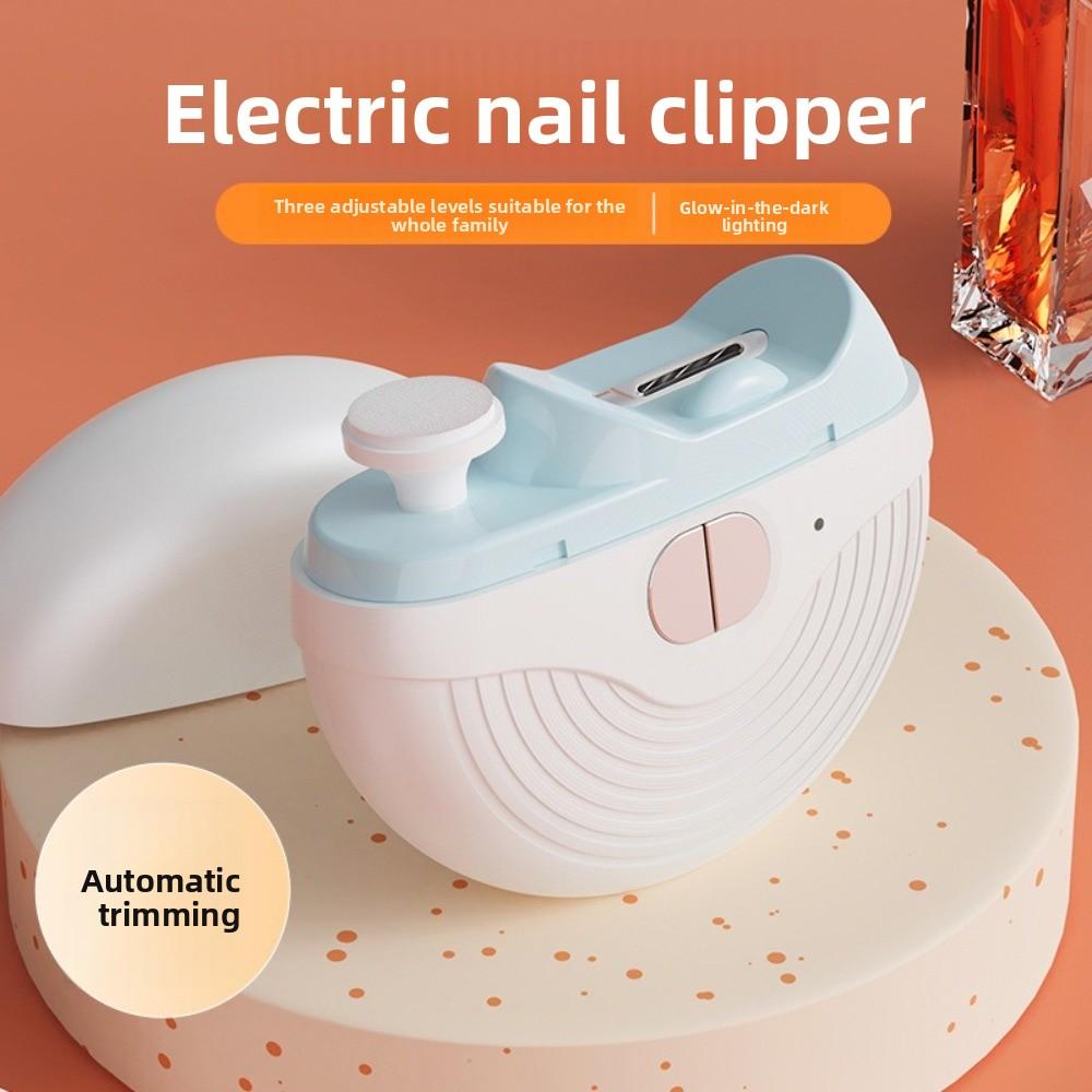 Multifunction Automatic Nails Trimmer with LED Light Electric Nail Clippers  for Men Women