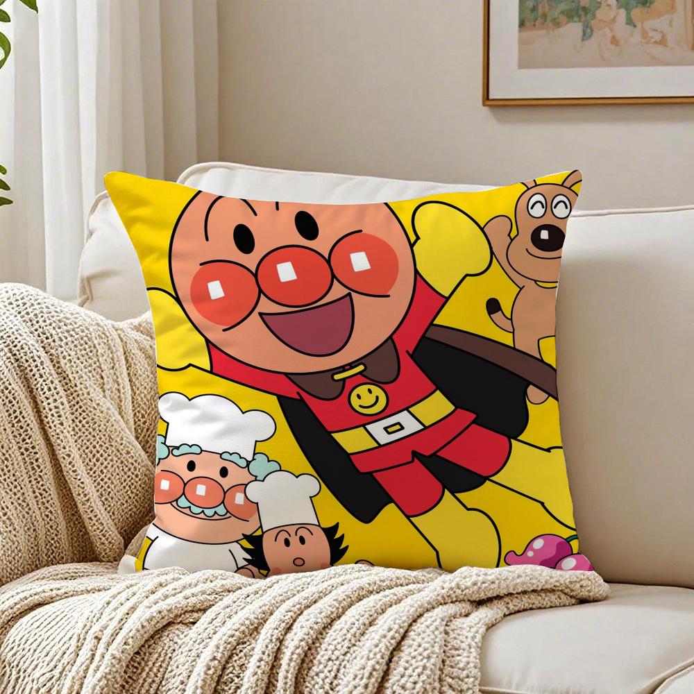 Classic Anime AnpanmanCartoon Cushion Cover Pillowcase Antidustmite living Room Sofa Decor Cushion Room