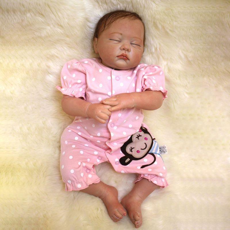 

Realistic 18 Reborn Doll Baby With Soft Silicone Body Perfect For Kids Gifts