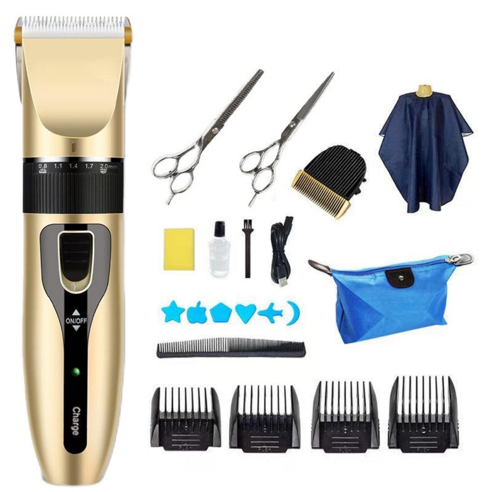 Electric Fader Professional Haircut Electric Push Scissor Adult Children Razor Bald Hair Cutter Rechargeable