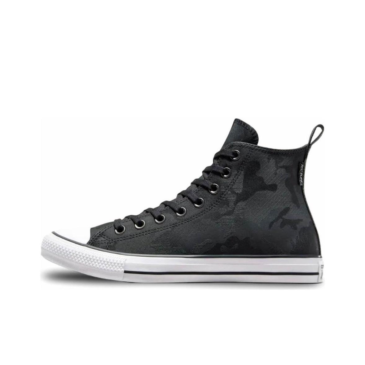 

Converse Chuck Taylor All Star TecTuff High Black Camo Unisex Sneakers Dark-Matter-Grey White A08568C 40