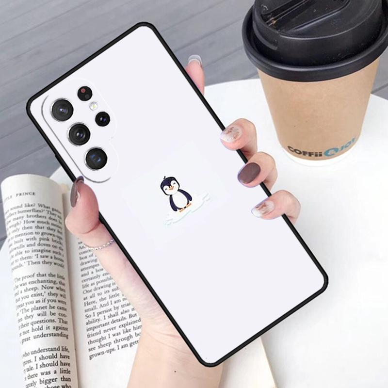 Cute Penguin phone case Cover For Samsung Galaxy S24 S25 Ultra S21 S22 Ultra S10E Note 10 Plus Note 20 FE S23