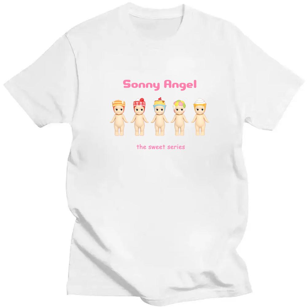 Cute Sonny Angel T-shirt Kewpie Cherub Women Is Shirt Sonny Angel M Lucky Girl Shirt Devil Sonny Street Fashion Short Sleeve
