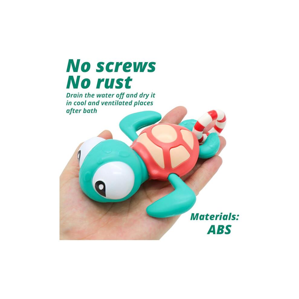 Zipper Bath Toy for Kids (Turtle with Swim Ring)