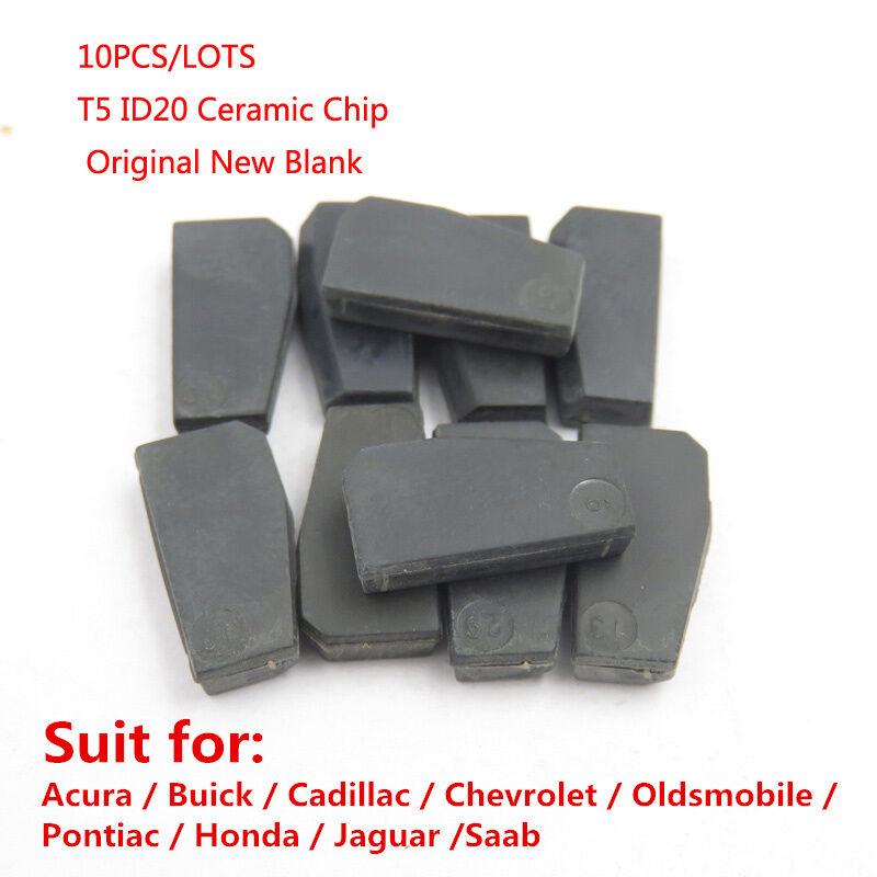 10Pcs T5-ID20 Blank Transponder Chip for Car Keys Avaliable Change To ID11,12,13