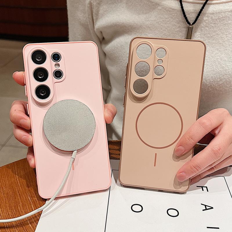 Magnetic Wireless Charging Case For Samsung Galaxy S26 Ultra S25 S24 S23 A17 A56 A37 A16 A35 A55 A15 A36 A55 For Magsafe Cover
