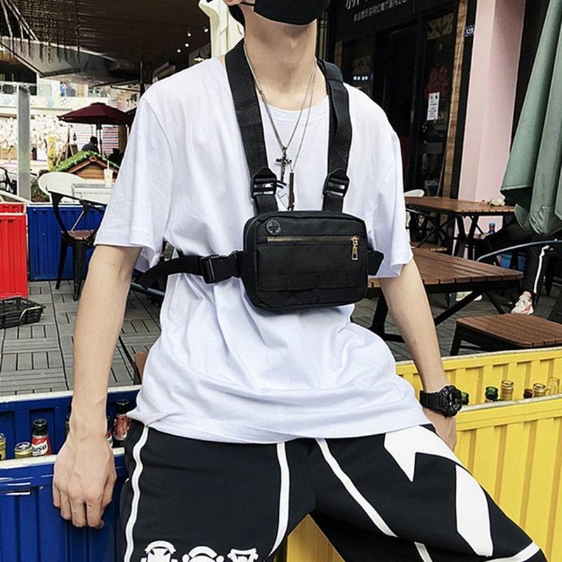 Mode Chest Rig Bag Hip Hop verstellbare Umhängetaschen Männer Frauen