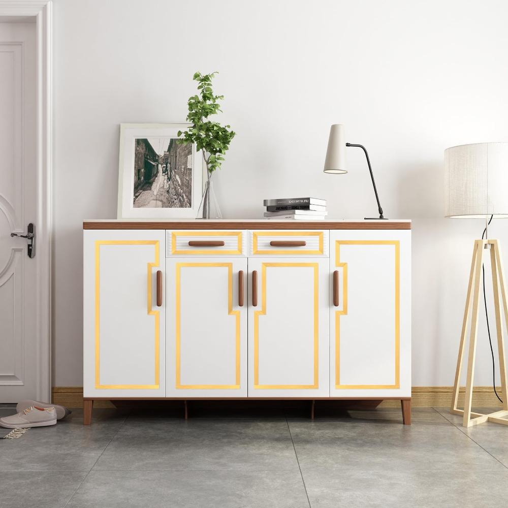 8K Wall Ceiling Edge Strip Brushed Gold Decorative Metal Trim Wall Molding & Trim  DIY