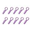 10pcs R-Shaped Metal Body Clips for 1/10 1/8 Model Car Durable Stainless Steel Pins for RCs Model Car Simple Fixing