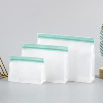 Peva Food Storage Bag Upgrade Leakproof  Reusable Ziplock Silicone Bag