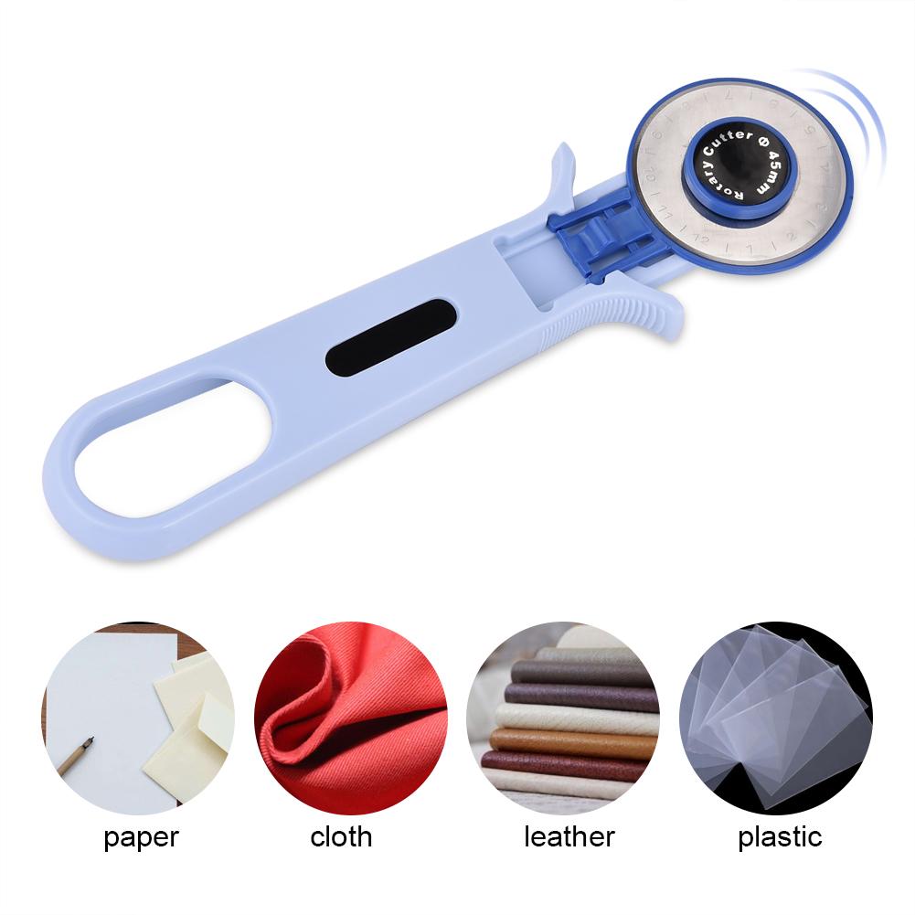 Roller Round   Cutter Knife Cloth Tool Craft Tools Sewing Accessories Blue 28mm