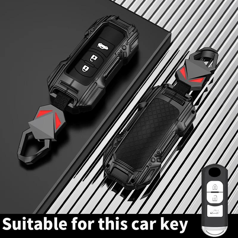 

Hot Emblems Zinc alloy + silicone Car Key Case Cover For Mazda 2 3 5 6 BL BM GJ Atenza Axela Demio CX-3 CX3 CX-5 CX5 CX7 C