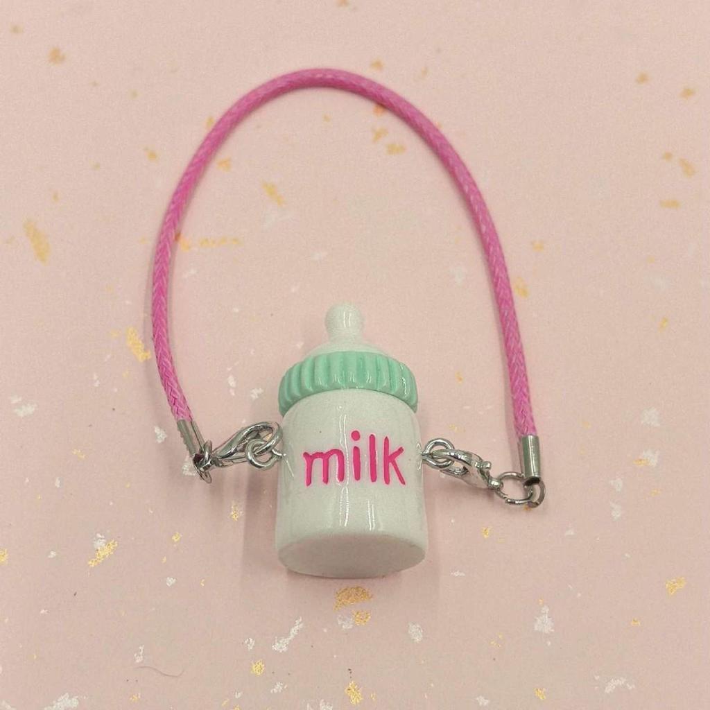Miu-Style Dollhouse Miniature Accessories: Cute Kettle, Thermos, Milk Bottle, Pendant, Doll Figure, Crossbody Bag Ornament