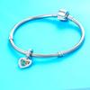 New copper Hollowed Out threedimensional Sparkling Arabic Numeral Charm Bead Charms Compatible With Ideal For Bracelets Necklaces Do It Yourself Fine