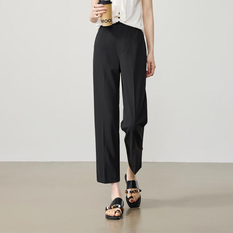 ESE-Y Women s High-Waist Cropped Straight Leg Cigarette Pants 27