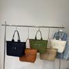 Minimalist Nylon Bag For Women With Zipper Closure And Inner Pocket For Daily Use